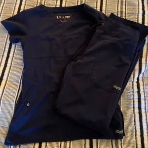 Navy Blue Grey’s Anatomy Scrub Set